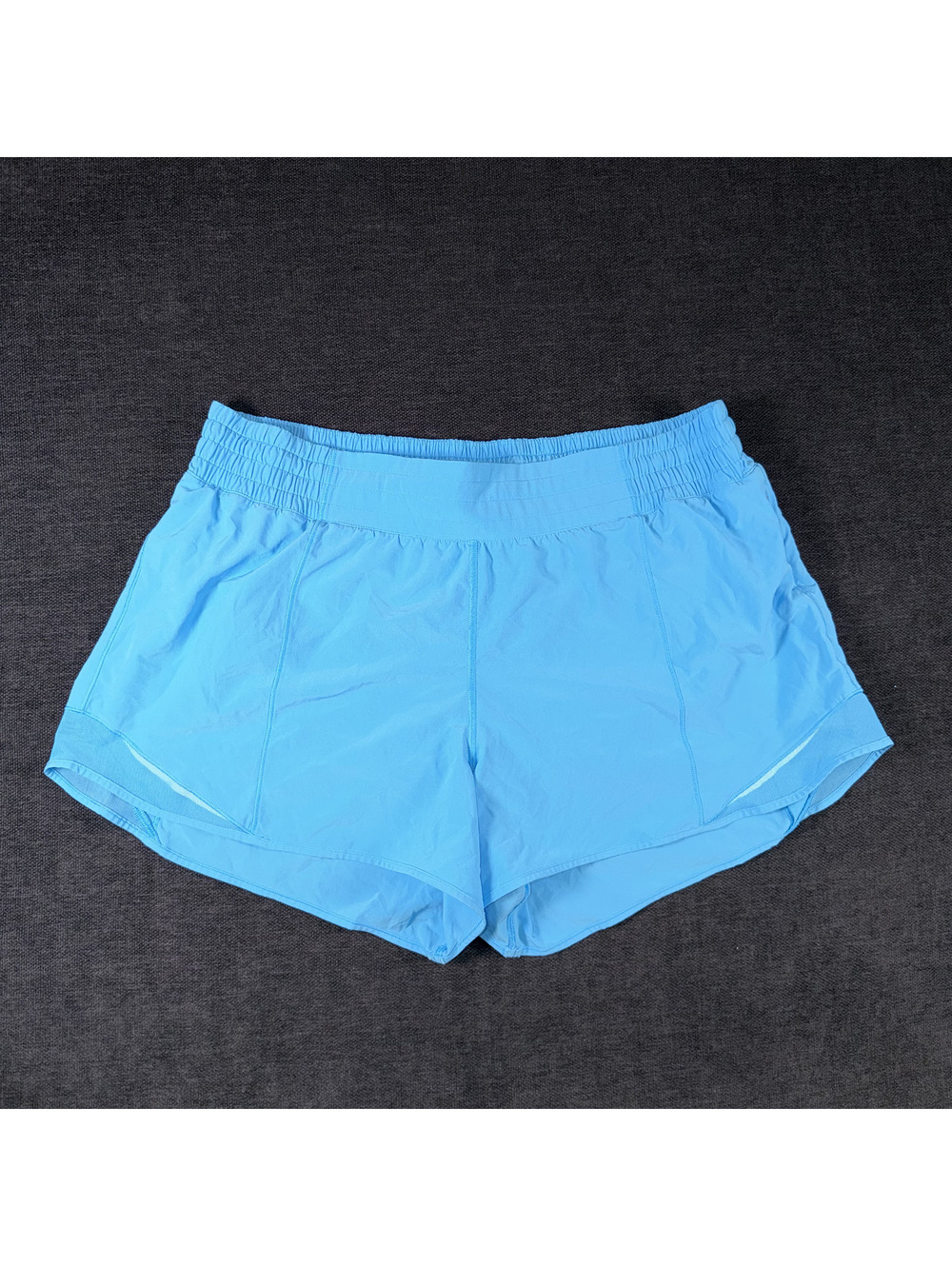 Lululemon Hotty Hot High-Rise Shorts, Size 14, Blue